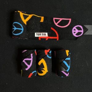 Multi Colored Peace Sign Polos